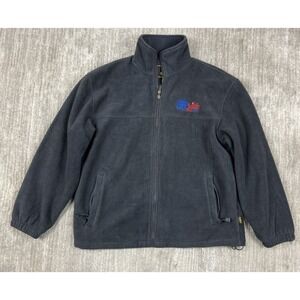 Baru Sport Mens Sweater Large Gray Life South Blood Center Full Zip Longsleeve